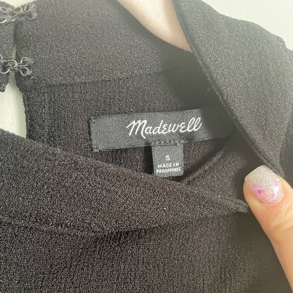 Madewell Mock Neck Blouse - Picture 8 of 11